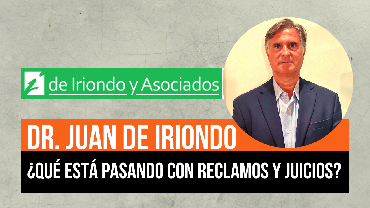 Junto con el Dr. Juan de Iriondo, titular del Estudio De Iriondo y Asociados, analizamos que está pasando en el mercado en materia de reclamos de terceros; si las sentencias son cada vez más caras; el impacto de los intereses y los honorarios de abogados y peritos; si las compañías están propensas a cerrar acuerdos; las demoras en el sistema judicial; el valor del punto de incapacidad y qué está pasando con las demandas en exceso de sumas aseguradas.